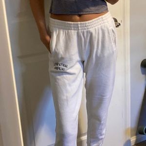 Brandy Melville White Sweatpants